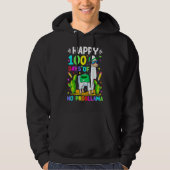 100 Days Of School No Prob Llama Llama Teacher 100 Hoodie (Voorkant)