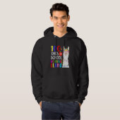 100 Days Of School No Prob Llama Llama Teacher 100 Hoodie (Voorkant volledig)