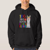 100 Days Of School No Prob Llama Llama Teacher 100 Hoodie (Voorkant)