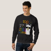 100 Days Of School No Prob llama Llama Teacher 100 Trui (Voorkant volledig)