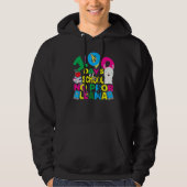 100 Days Of School No Prob-llama Llama Teacher And Hoodie (Voorkant)