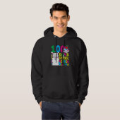 100 Days Of School No Prob-llama Llama Teacher And Hoodie (Voorkant volledig)