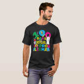 100 Days Of School No Prob-llama Llama Teacher And T-shirt (Voorkant volledig)