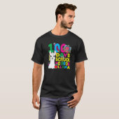 100 Days Of School No Prob llama Llama Teacher And T-shirt (Voorkant volledig)