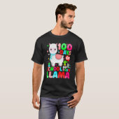 100 Days Of School No Prob Llama Llama Teacher And T-shirt (Voorkant volledig)