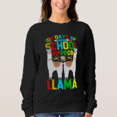 100 Days Of School No Prob-llama Llama Teacher And Trui (Voorkant)