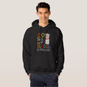 100 Days Of School No Prob llama   Llama Teacher G Hoodie (Voorkant volledig)