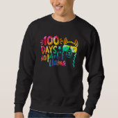 100 Days Of School No Prob-llama Llama Teacher Kid Trui (Voorkant)