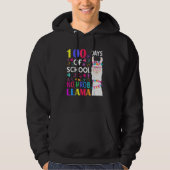 100 Days Of School No Prob Llama Llama Teacher Stu Hoodie (Voorkant)