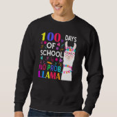 100 Days Of School No Prob Llama Llama Teacher Stu Trui (Voorkant)