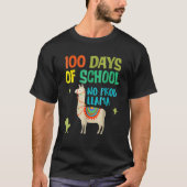 100 Days Of School No Prob LLAMA Shirt 2023 For Bo (Voorkant)