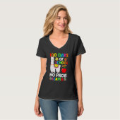 100 Days Of School No Prob Llama Teacher 100th Day T-shirt (Voorkant volledig)