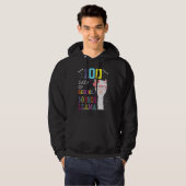 100 Days Of School  No Probllama Llama 100Th Day 8 Hoodie (Voorkant volledig)