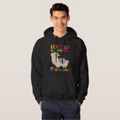100 Days of School No Probllama Llama 100th Day Sm Hoodie (Voorkant volledig)