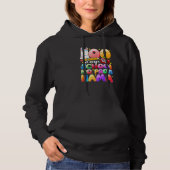 100 Days of School No Probllama Llama Gift Kids Gi Hoodie (Voorkant)