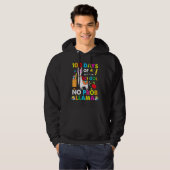 100 Days Of School No Probllama Llama Happy 100th  Hoodie (Voorkant volledig)
