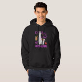 100 Days Of School No Probllama Llama Teacher 100t Hoodie (Voorkant volledig)
