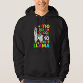 100 Days Of School No Probllama Llama Teachers Stu Hoodie (Voorkant)