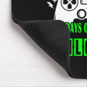 100 Days of School ontgrendelde videogames voor jo Muismat (Hoek)