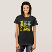 100 days of School Pineapple  Food Fruit  Tea T-shirt (Voorkant volledig)