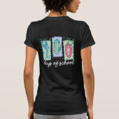 100 Days of School PNG Sublimation Design T-shirt (Achterkant)