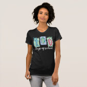 100 Days of School PNG Sublimation Design T-shirt (Voorkant volledig)