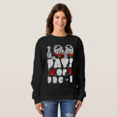 100 Days of School Pre k Dalmatian Dog Kids 100 Da Trui (Voorkant volledig)