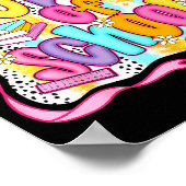 100 Days Of School Preppy 100th Day Of School Teac Poster (Hoek)