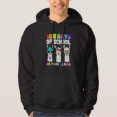 100 Days Of School Shirt No Probllama Llama 100th  (Voorkant)