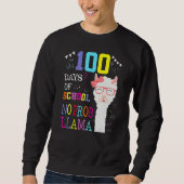 100 Days Of School Shirt No Probllama Llama 100Th  (Voorkant)
