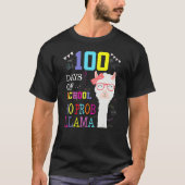 100 Days Of School Shirt No Probllama Llama 100Th  (Voorkant)