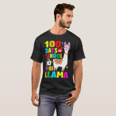 100 Days Of School Shirt No Probllama Llama 100th  (Voorkant volledig)