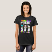 100 Days Of School Shirt No Probllama Llama 100th  (Voorkant volledig)