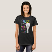 100 Days Of School Shirt No Probllama Llama 100th (Voorkant volledig)