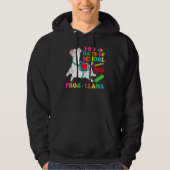 100 Days Of School Shirt No Probllama Llama 100th  (Voorkant)