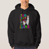 100 Days Of School Shirt No Probllama Llama 100th  (Voorkant)
