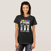 100 Days Of School Shirt No Probllama Llama 100th  (Voorkant volledig)