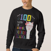 100 Days Of School Shirt No Probllama Llama 100Th  (Voorkant)