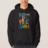 100 Days Of School Shirt No Probllama Llama 100th  (Voorkant)