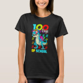 100 Days Of School Shirt T Rex 100 Days Smarter 10 (Voorkant)