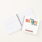 100 Days Of School Spiral Notebook Notitieboek (Binnen)