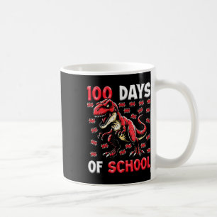 100 Days of School T-Rex Kinder Jongens 100ste Dag Koffiemok