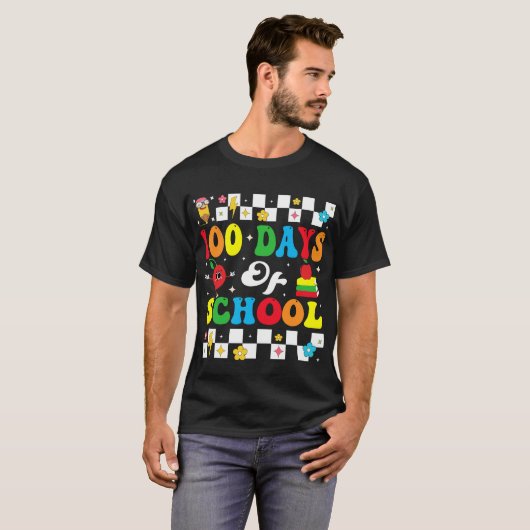 100 Days Of School T-Shirt (Voorkant volledig)