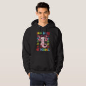 100 Days of School Teacher Happy 100 Days Axolotl  Hoodie (Voorkant volledig)