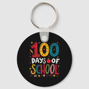100 Days of School Teacher Kind Boys 2025 100th Sleutelhanger