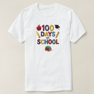 100 Days of School ,Teacher, Little Miss 100 days T-shirt