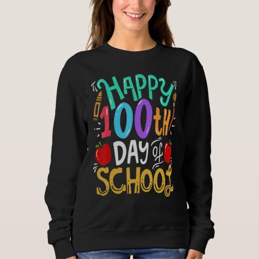100 Days Of School Teacher Trui (Voorkant)