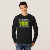 100 Days Of School Tennis Boys youth Happy 100th d T-shirt (Voorkant volledig)
