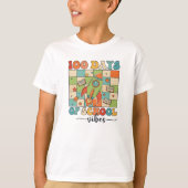 100 Days Of School Vibes T-shirt (Voorkant)