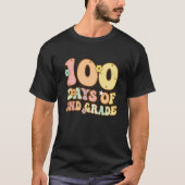 100 Days Of Second Grade Teacher 100th Day Of Scho T-shirt (Voorkant)
